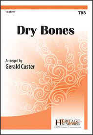 Dry Bones TBB choral sheet music cover Thumbnail
